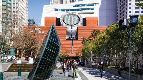 SFMOMA museum with brick front