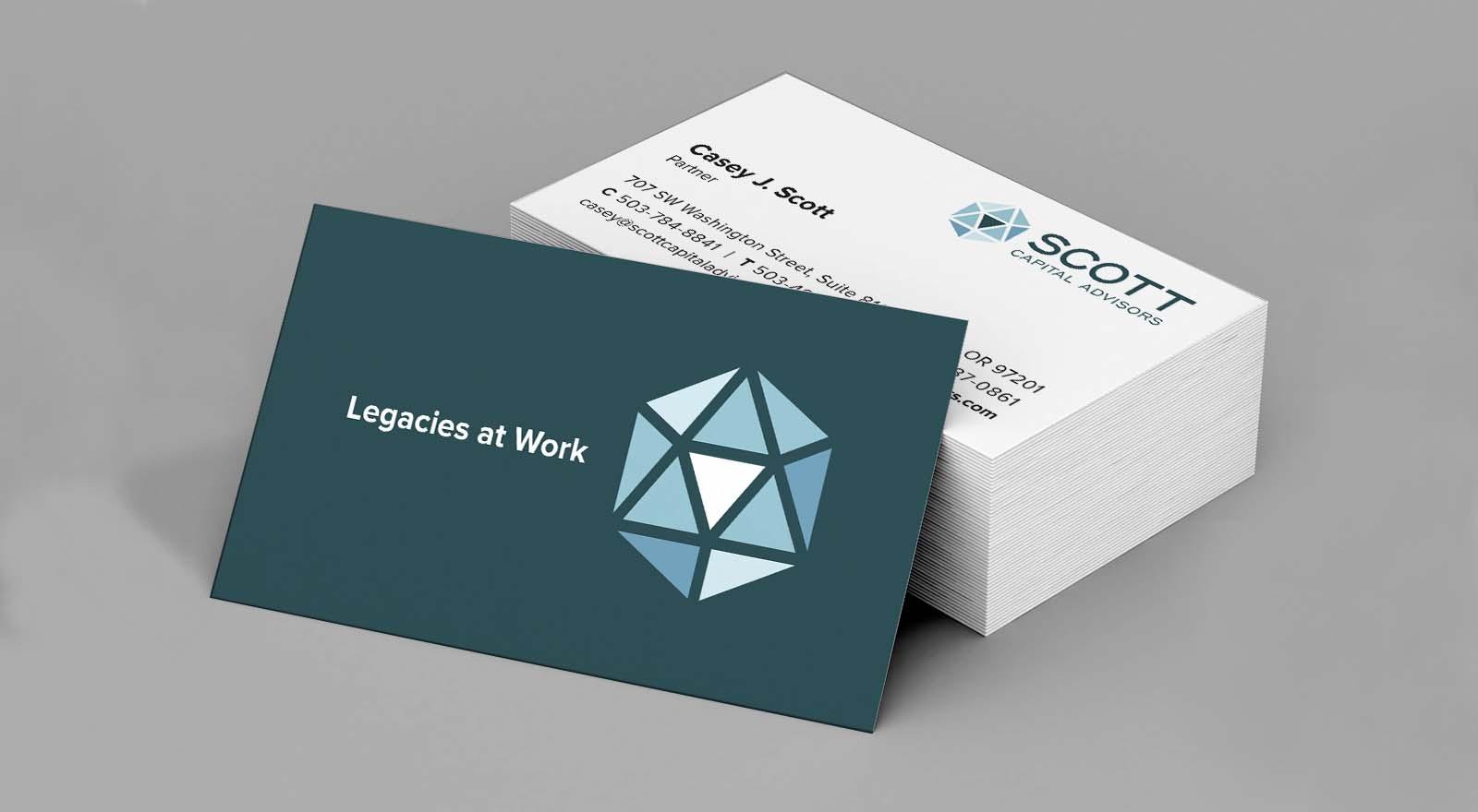 Scott Capital Advisors business cards Business Cards