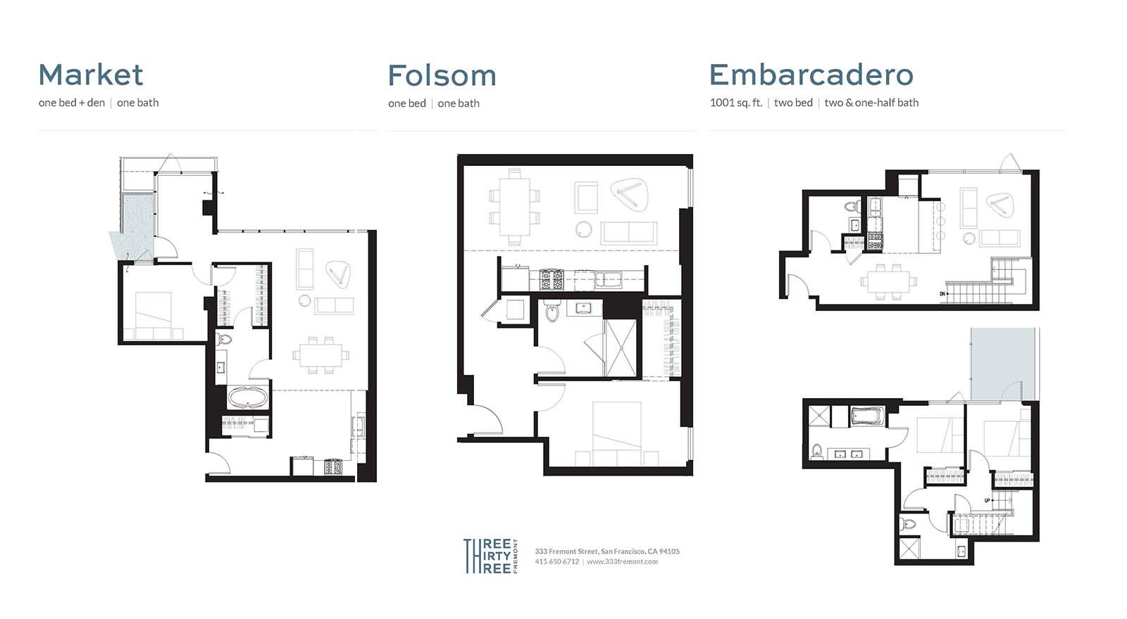 333 Fremont Street Floor Plans Floorplans