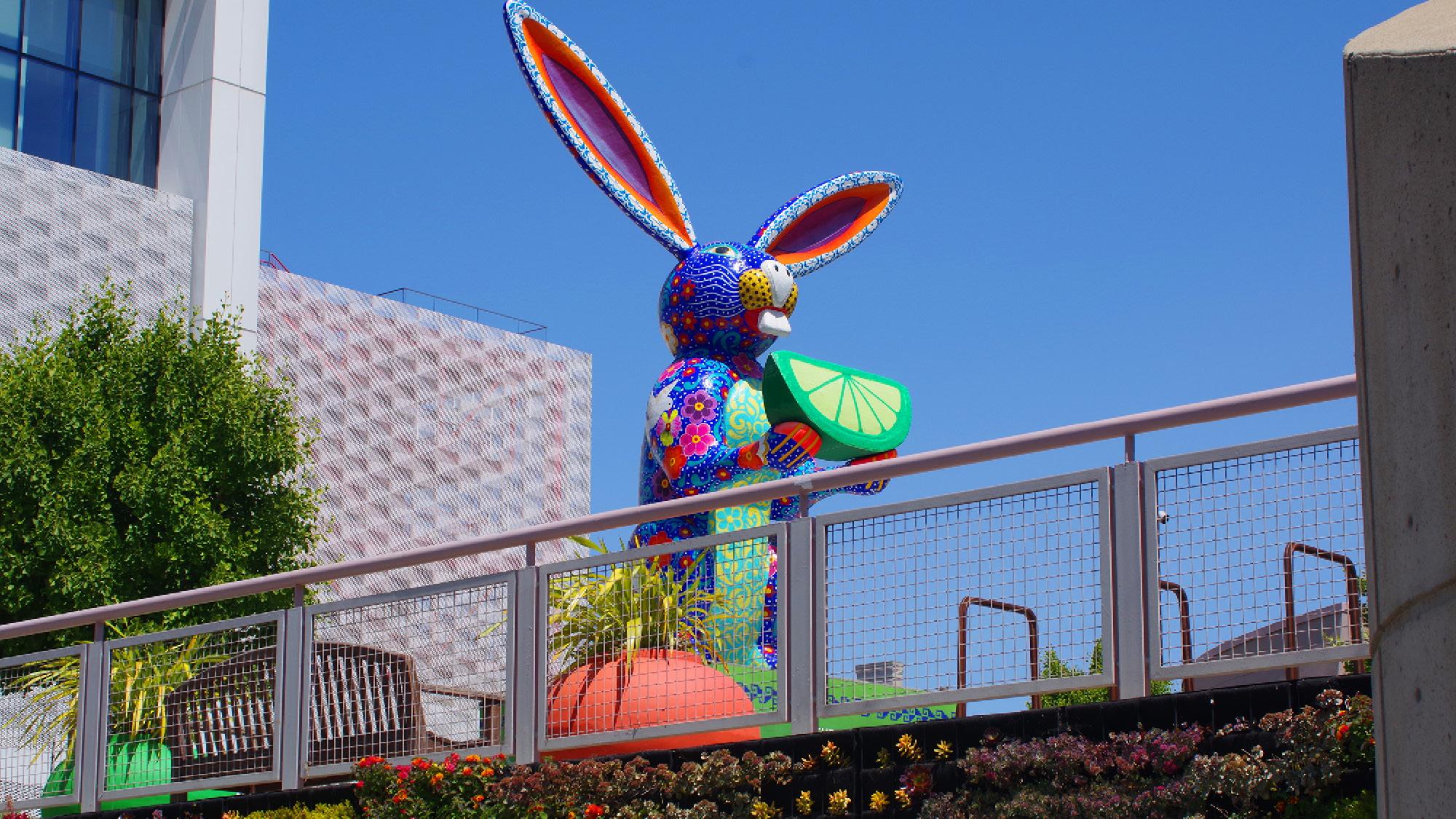 Alebrijes and Nahuales book spread colorful statue