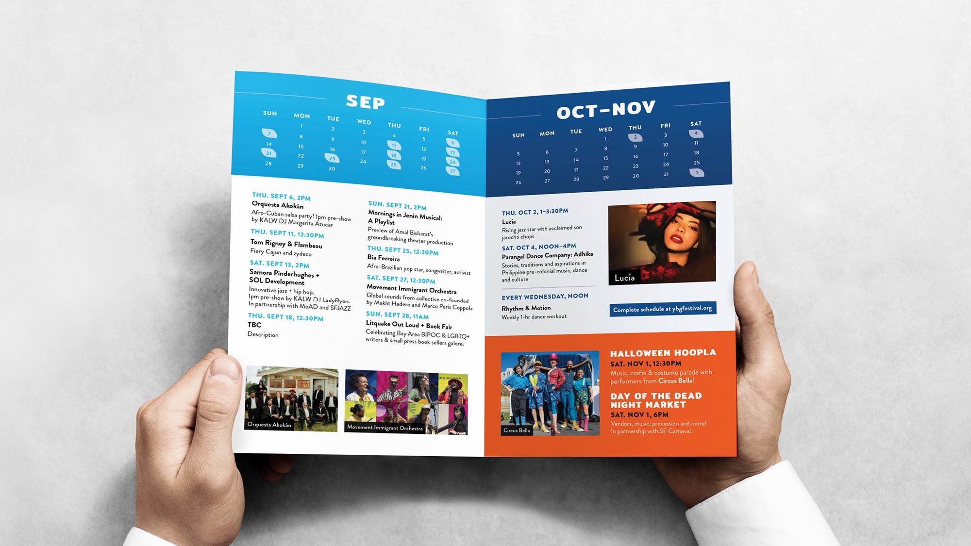MINT_Yerba-Buena-Gardens-Festival-Calendar hands holding brochure