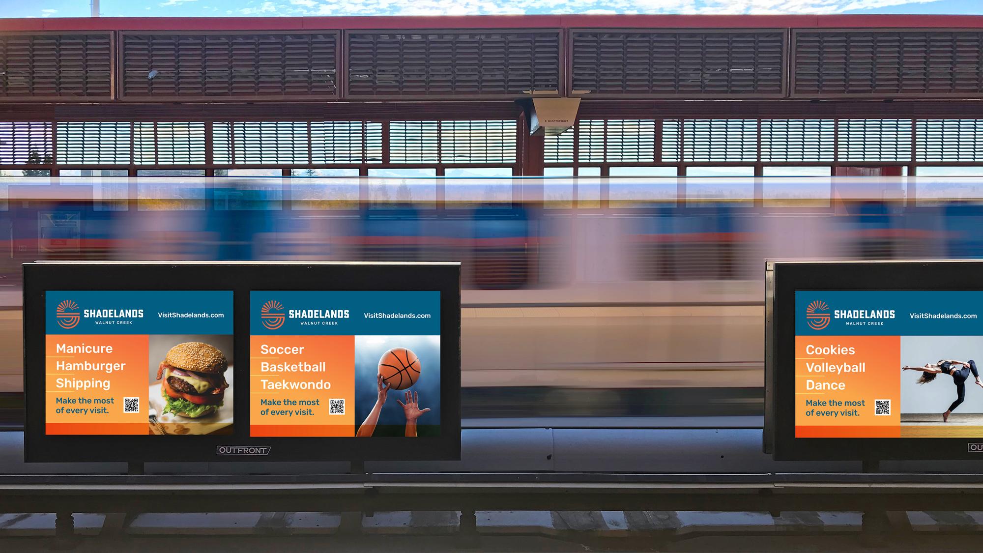 shadelands BART ads subway ads