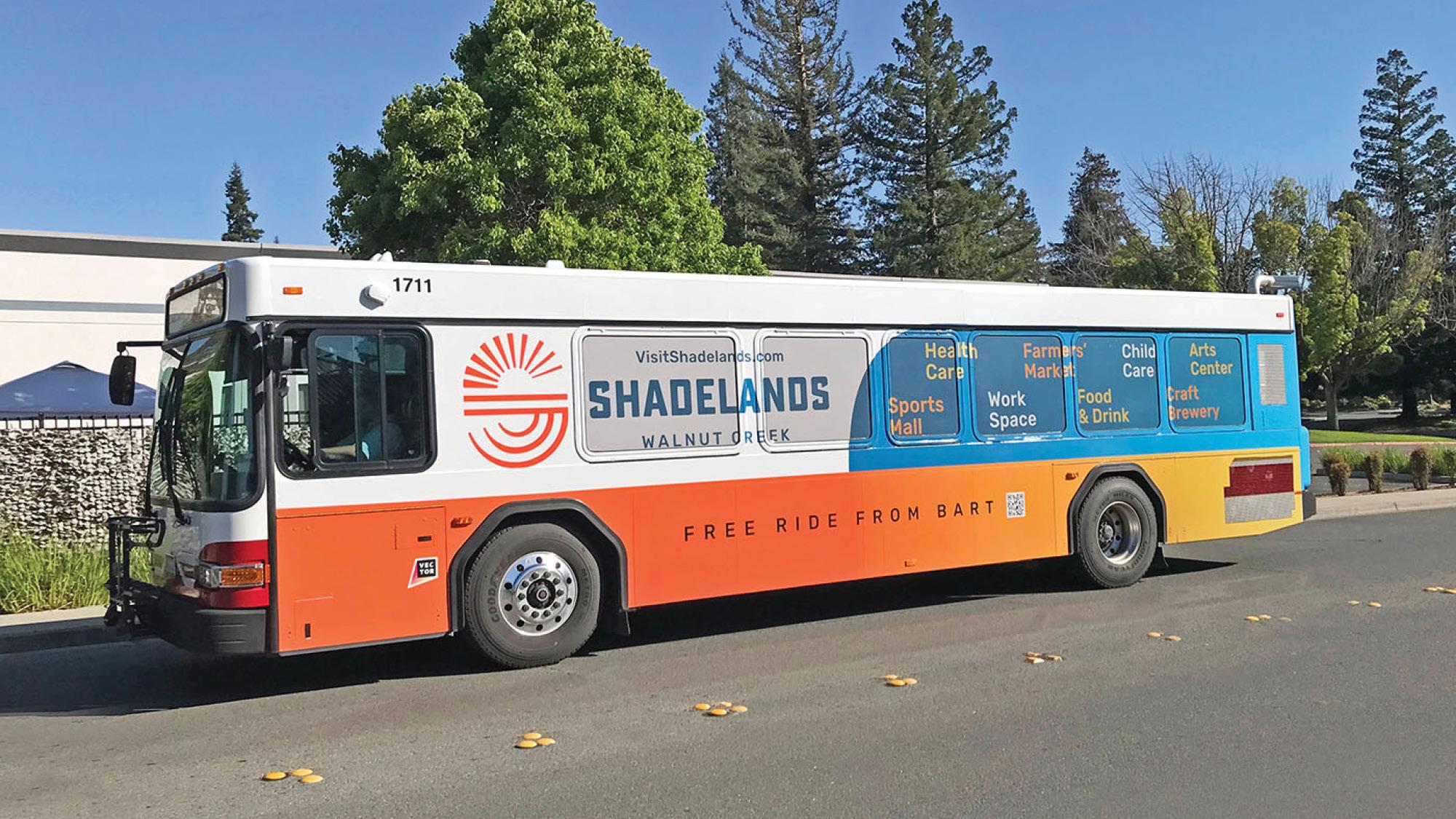 shadelands bus bus with graphics