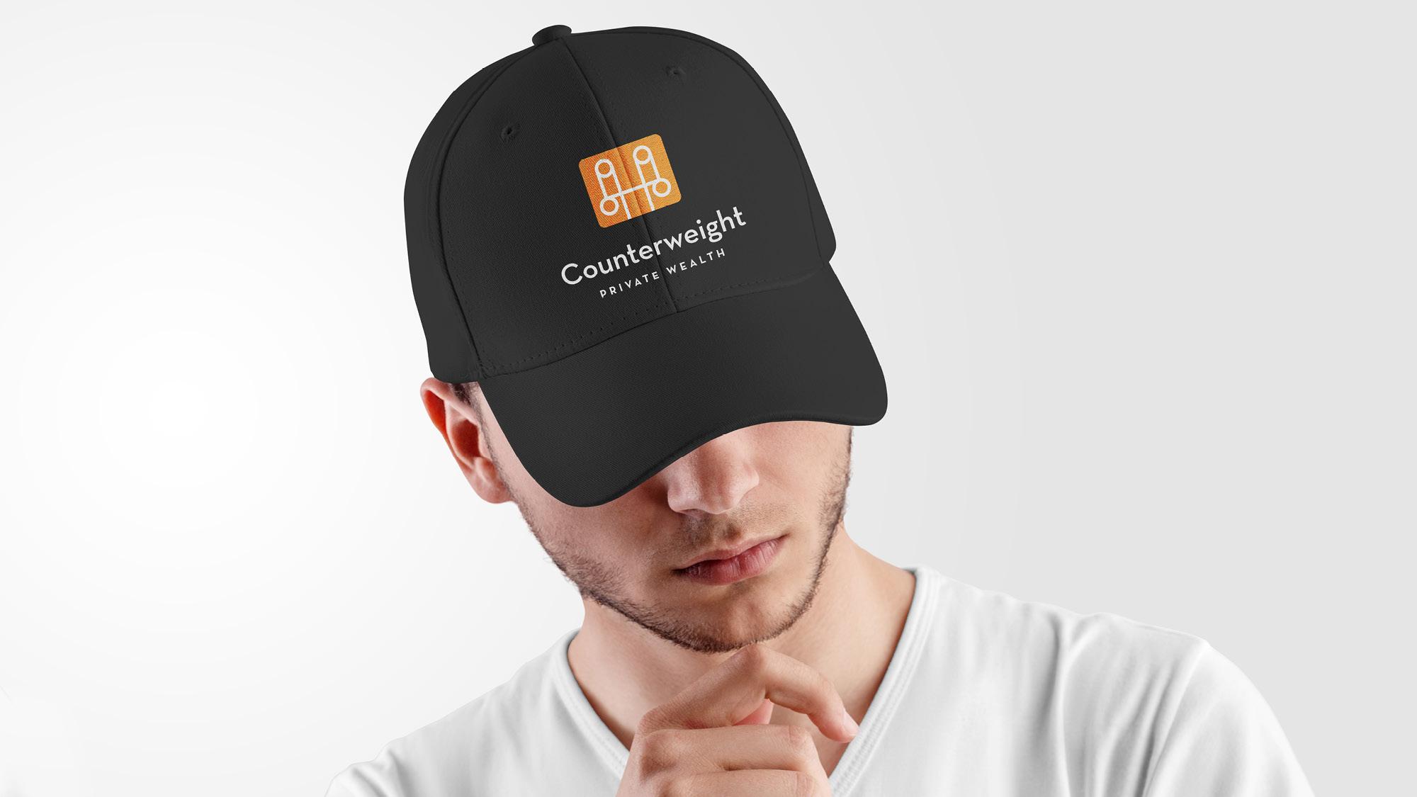 Counterweight Baseball Hat Baseball Cap on Man