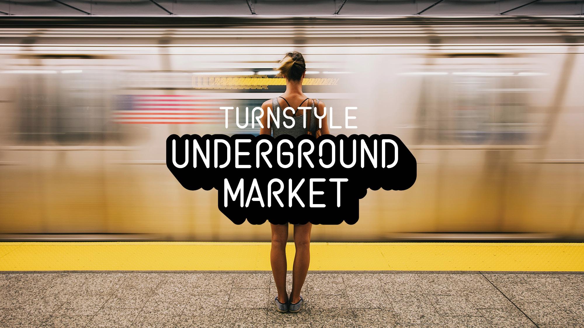 Turnstyle Underground Market woman subway