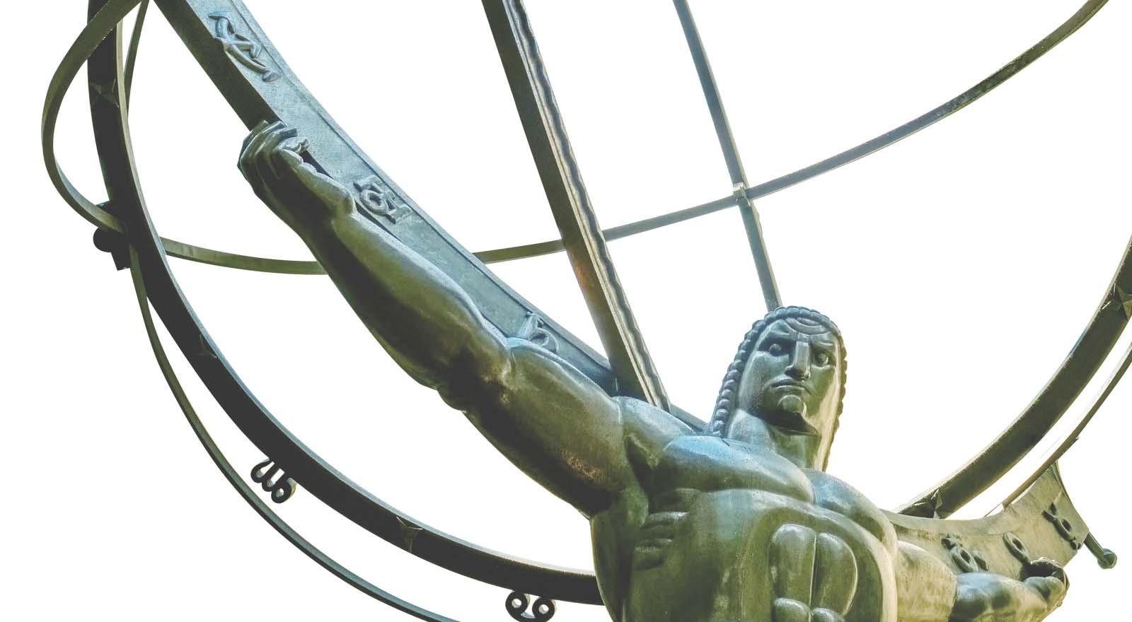 Oxler Atlas Atlas statue
