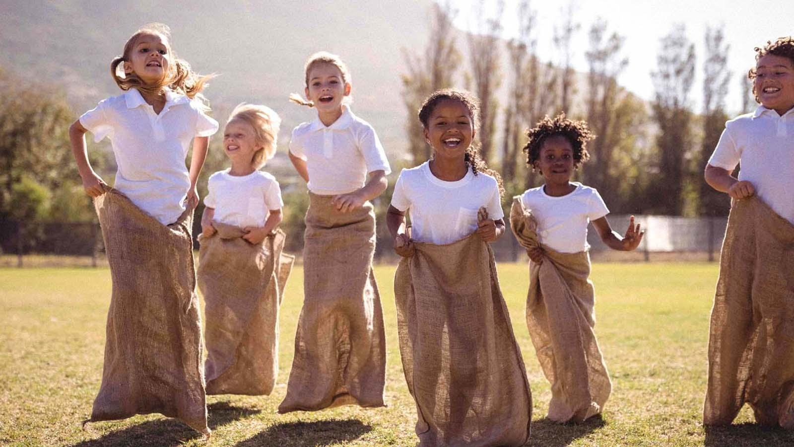 Potato sack race