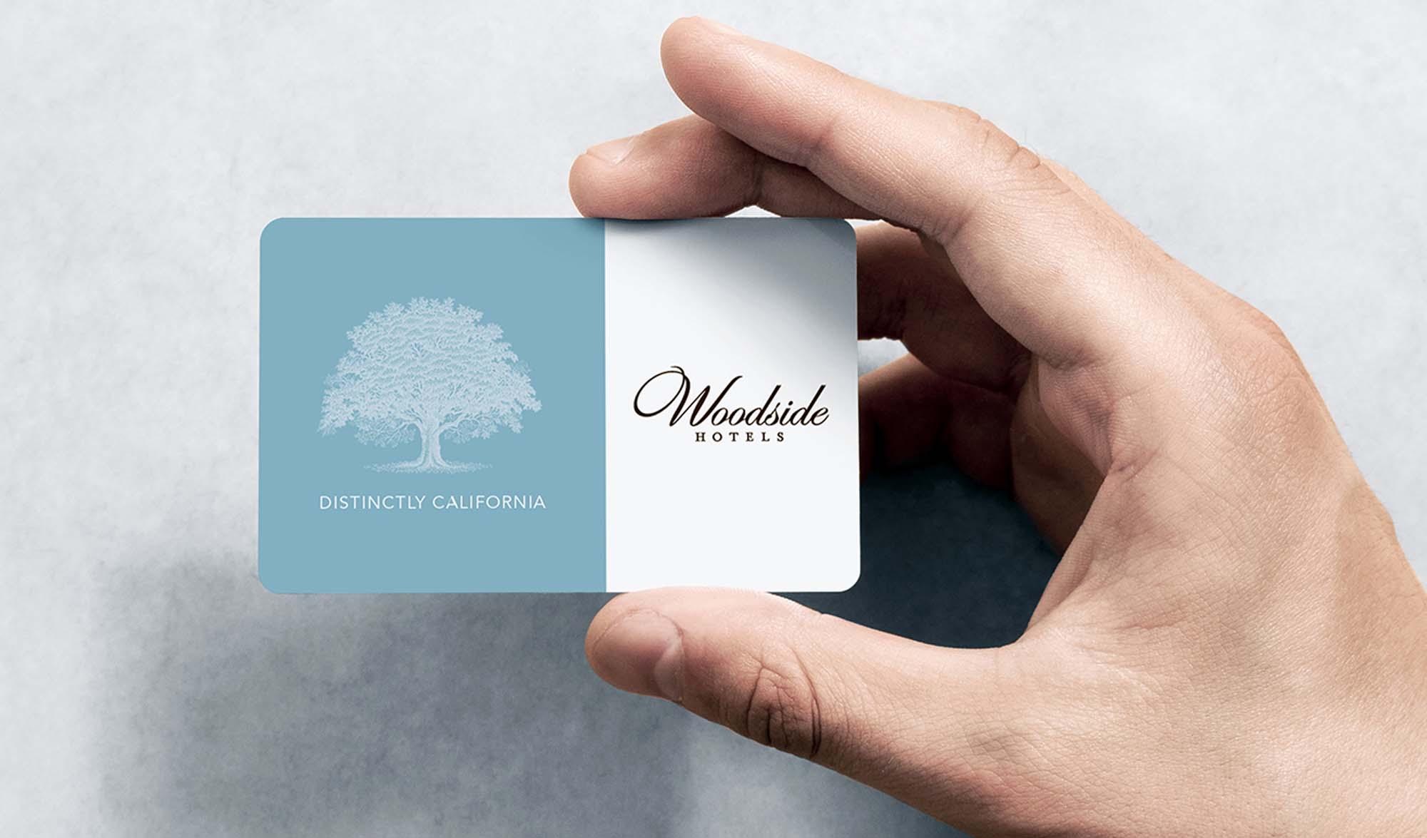 Woodside Hotels Business Card Business Cards